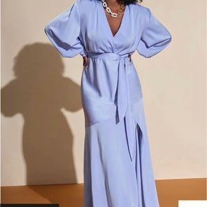 Eloquii periwinkle dress